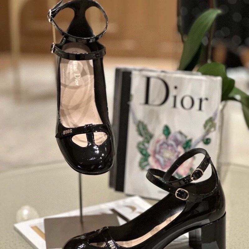 🦋TrangBi💎 Giày cao gót vuông nữ dáng tiểu thư ôm gọn chân da siêu mềm