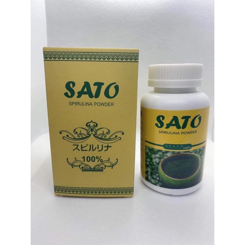 Hũ tảo xoắn SATO dạng bột, cấy nano trắng sáng