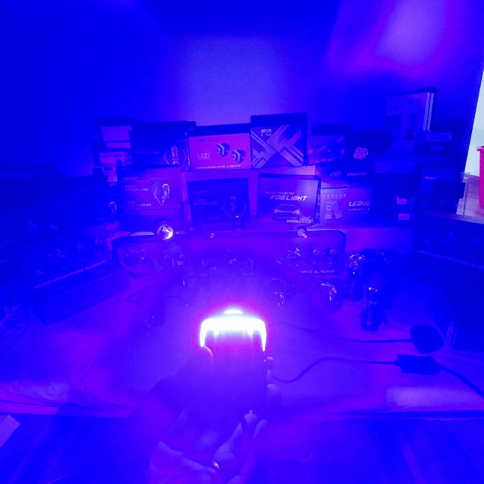 Đèn led trợ sáng S24, led bi cầu mini M1.0 MA Racing Chính hãng 4 chế độ