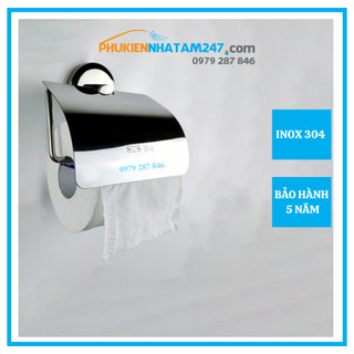 Hộp giấy vệ sinh Inox 304, giá để giấy vệ sinh