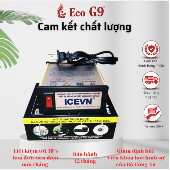 Thiết Bị Bảo Vệ & Tiết Kiệm Điện Năng ICEVN 5KVA - Bảo Vệ Và Tăng Tuổi Thọ Cho Các Thiết Bị Điện