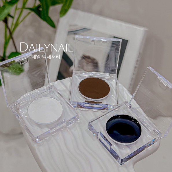 Màu nước vẽ vân đá hũ vuông dẹt