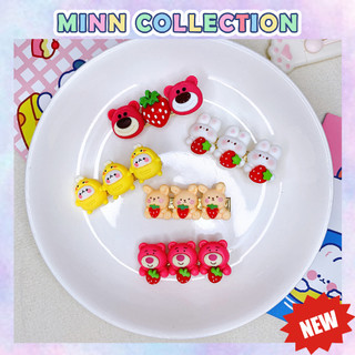 Set 10c kẹp tóc mái, cặp tóc mỏ vịt đính charm nhiều mẫu hoạt hình, kẹp hottrend phong cách Hàn Quốc