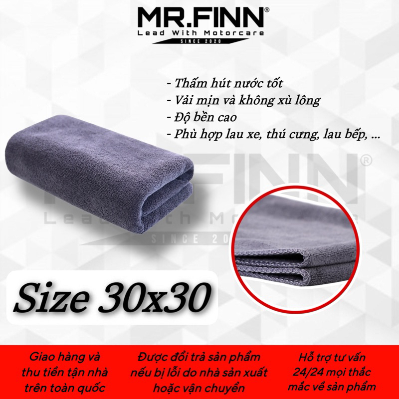 Khăn lau siêu thấm nước và lông mịn - Chất liệu Microfiber cực tốt - SIZE 30x30
