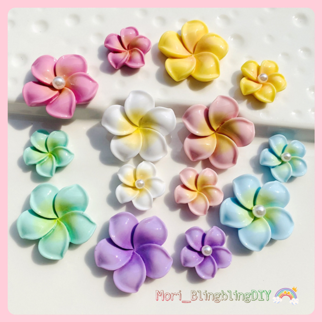 Phụ Kiện Charm Hình Hoa Sứ Nhiều Màu Sắc