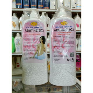 Sữa tắm Abutine trắng da 1200ml