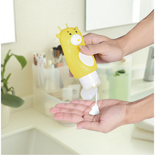 Lọ chiết dầu gội sữa tắm mỹ phẩm đi du lịch, silicon hình thú cute cực chất