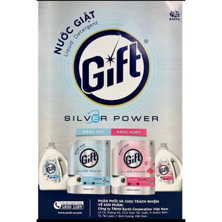 Nước giặt gift công nghệ khử mùi nano bạc