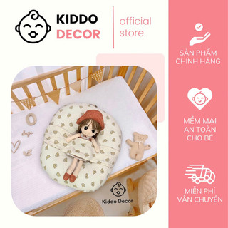 GỐI CHỐNG TRÀO NGƯỢC CAO CẤP KIDDO DECOR <Mẫu mới>  (hoạ tiết gấu nâu)