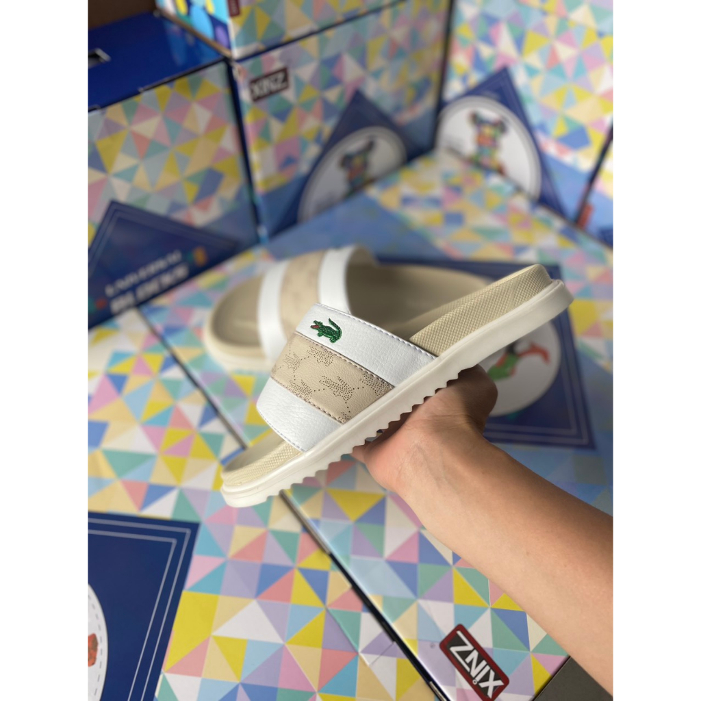 Dép lê nam Lascote, Dép nam quai ngang  quai da 2 lớp đế cao su cao cấp tôn dáng nhiều màu phối đồ cực chất hot 2023