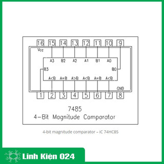 74HC85 4-Bit Comparator IC (74HC85 IC) DIP-16