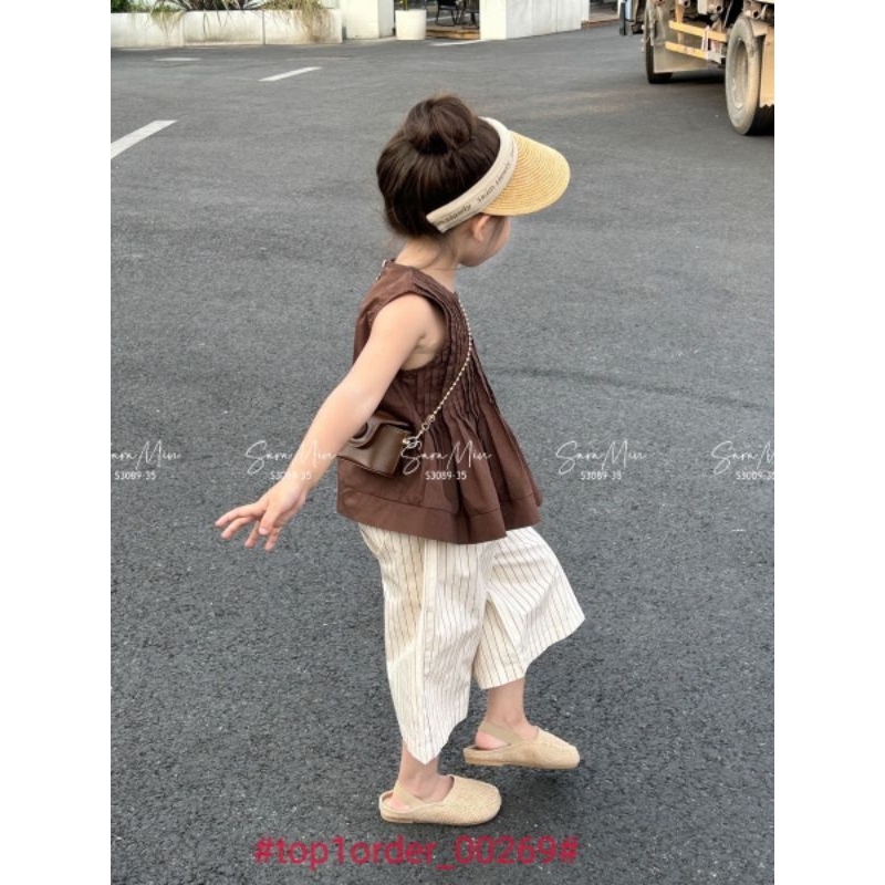 S3089 - HÀNG ĐANG VỀThêm mẫu set bộ sang xịn vô cùngNâu Tây mãi đỉnh, lên dáng sang yêu lắm luôn.Thúy Vkids 0914440906