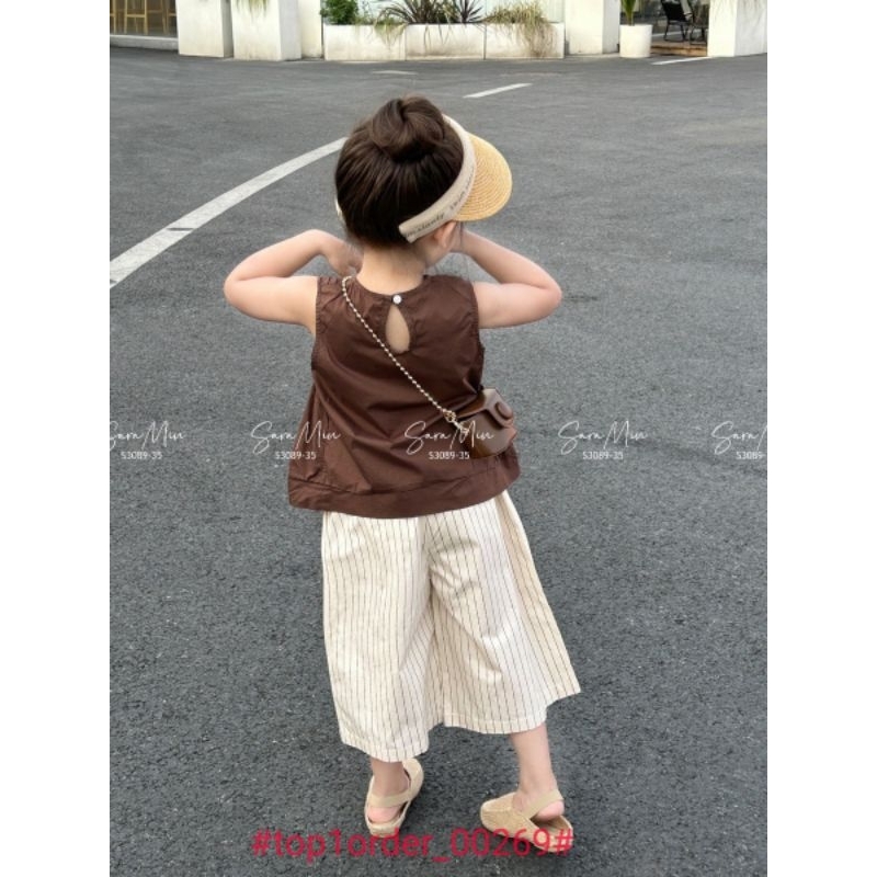 S3089 - HÀNG ĐANG VỀThêm mẫu set bộ sang xịn vô cùngNâu Tây mãi đỉnh, lên dáng sang yêu lắm luôn.Thúy Vkids 0914440906