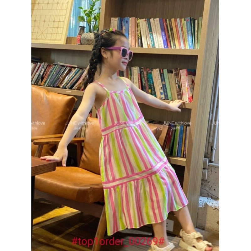 Váy bé gái siêu xinh mix đồ thoải mái size 1-10