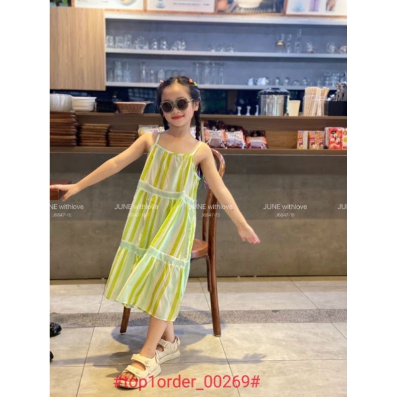 Váy bé gái siêu xinh mix đồ thoải mái size 1-10