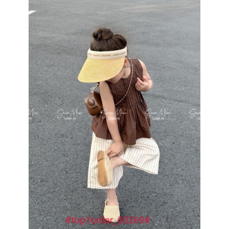 S3089 - HÀNG ĐANG VỀThêm mẫu set bộ sang xịn vô cùngNâu Tây mãi đỉnh, lên dáng sang yêu lắm luôn.Thúy Vkids 0914440906