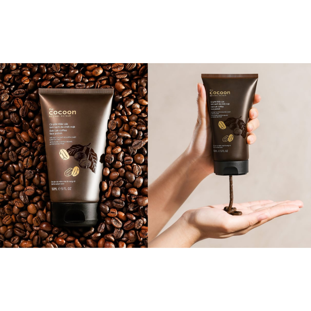 Tẩy Tế Bào Chết Da Mặt Cocoon Cà Phê Đắk Lắk 150ml Dak Lak Coffee Face Polish