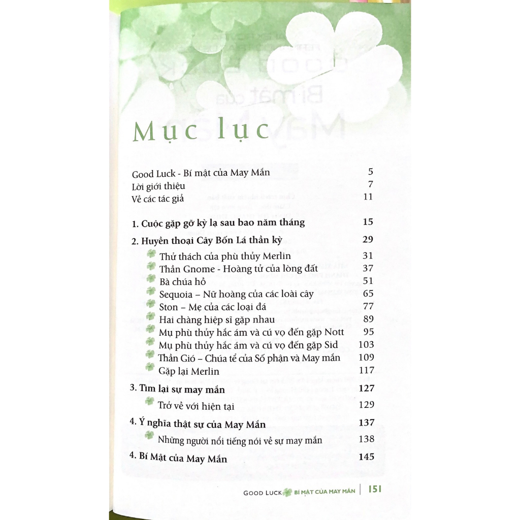 Sách Bí Mật Của May Mắn