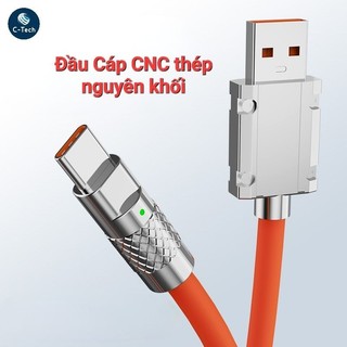 Cáp sạc silicon sạc siêu nhanh 120w