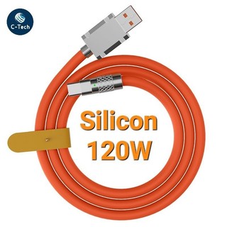 Cáp sạc silicon sạc siêu nhanh 120w