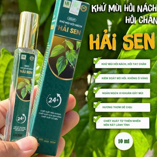 Xịt khử mùi hôi nách hôi chân hải bé khử sạch mùi cơ thể hôi chân hôi nách hương thơm mát tự nhiên lọ 10ml sen hải