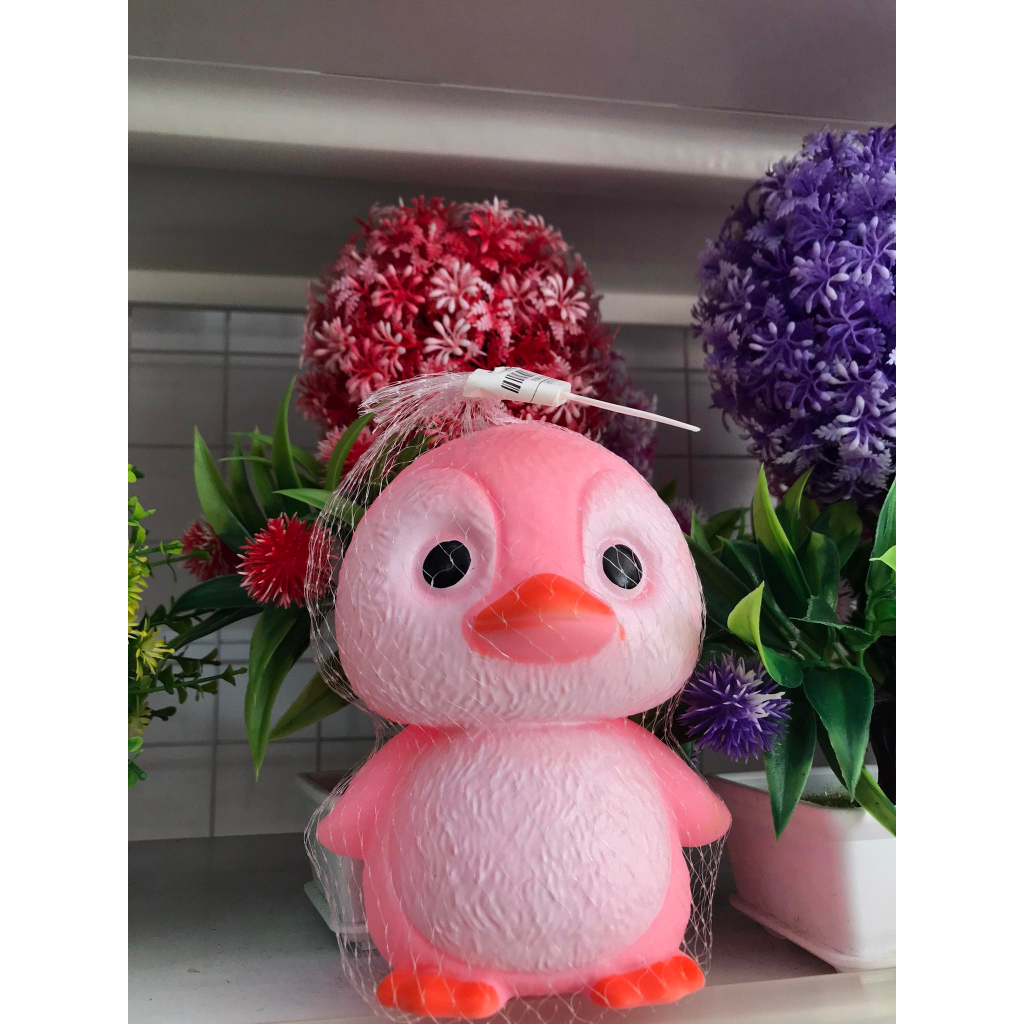 Vịt Hồng- Thú Bóp Kêu Chít Chít Gianh Cho Bé