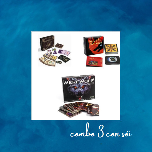 Combo Ma Sói 3 bộ Kinh Điển Character + Hành Quyết + Ultimate