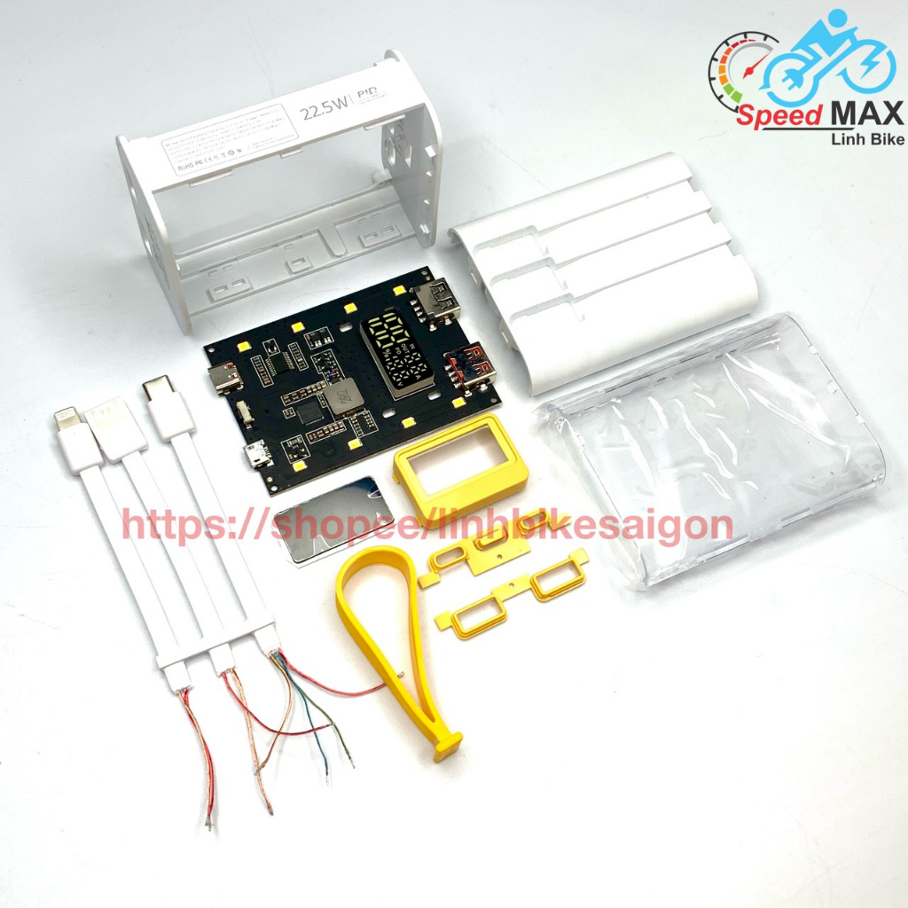 Box sạc dự phòng 3 cell 18650