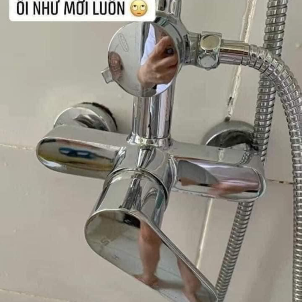 Nước Tẩy Đa Năng, Tẩy Cặn Canxi, Tẩy Vòi Sen Inox, Tẩy Rỉ Set Trắng Sáng Sạch Bóng