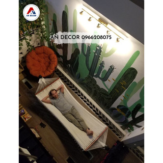 Võng Macrame size to đan handmade thủ công, dày dặn, bền đẹp chắc chắn, nằm siêu êm An Decor