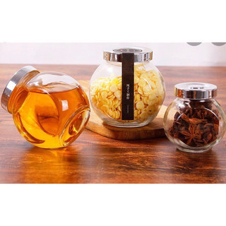 Hũ thủy tinh 50ml nghiêng 2 đáy