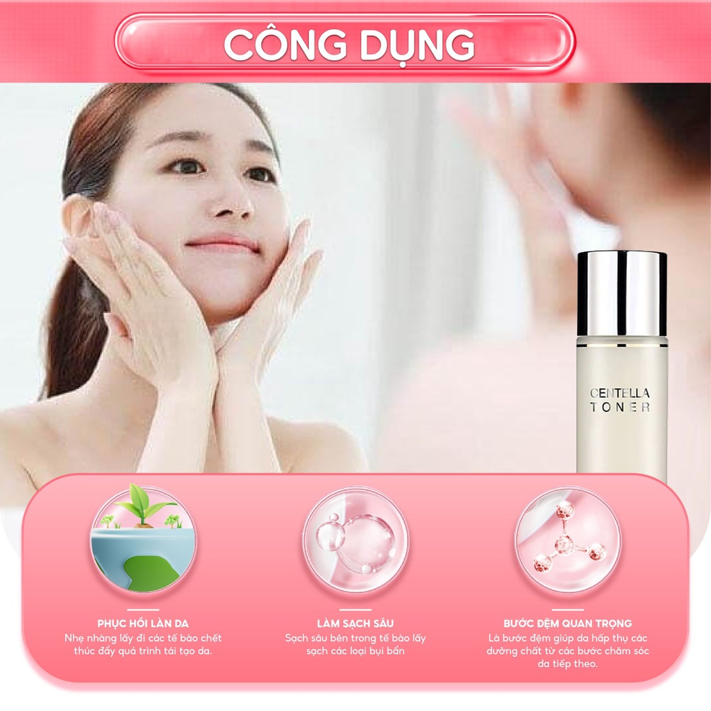Nước Hoa Hồng Toner Dr.Pepti Centella Giúp Se Khít Lỗ Chân Lông, Dưỡng Da Căng Bóng Hàn Quốc 180ml | BigBuy360 - bigbuy360.vn