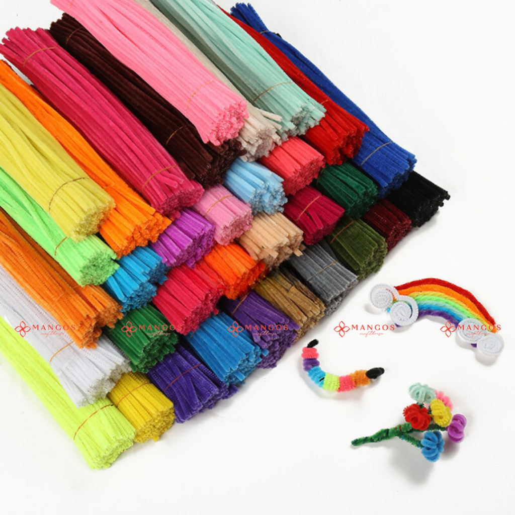 Kẽm nhung làm hoa - kẽm bông làm hoa handmade full bảng màu độc đáo MH01