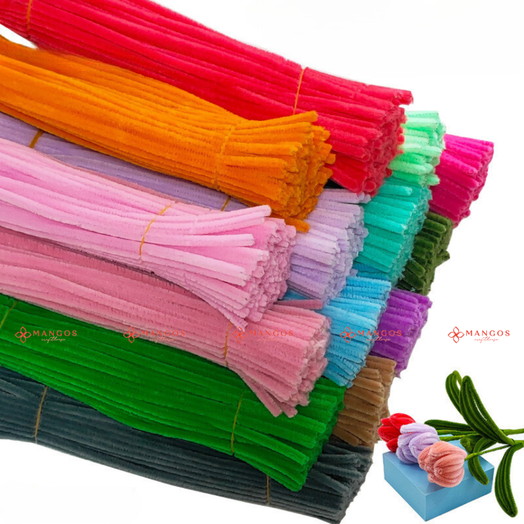 Kẽm nhung làm hoa - kẽm bông làm hoa handmade full bảng màu độc đáo MH01
