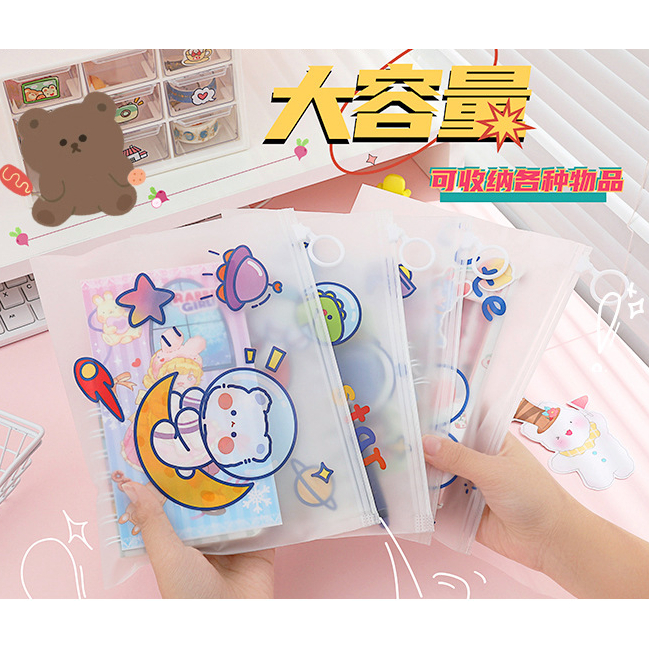 Túi zip hình động vật