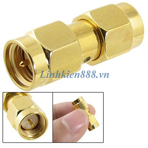 Đầu nối SMA male sang SMA male