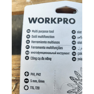 Bộ bit 6in1 Con quay xoay WORKPRO / WP221065