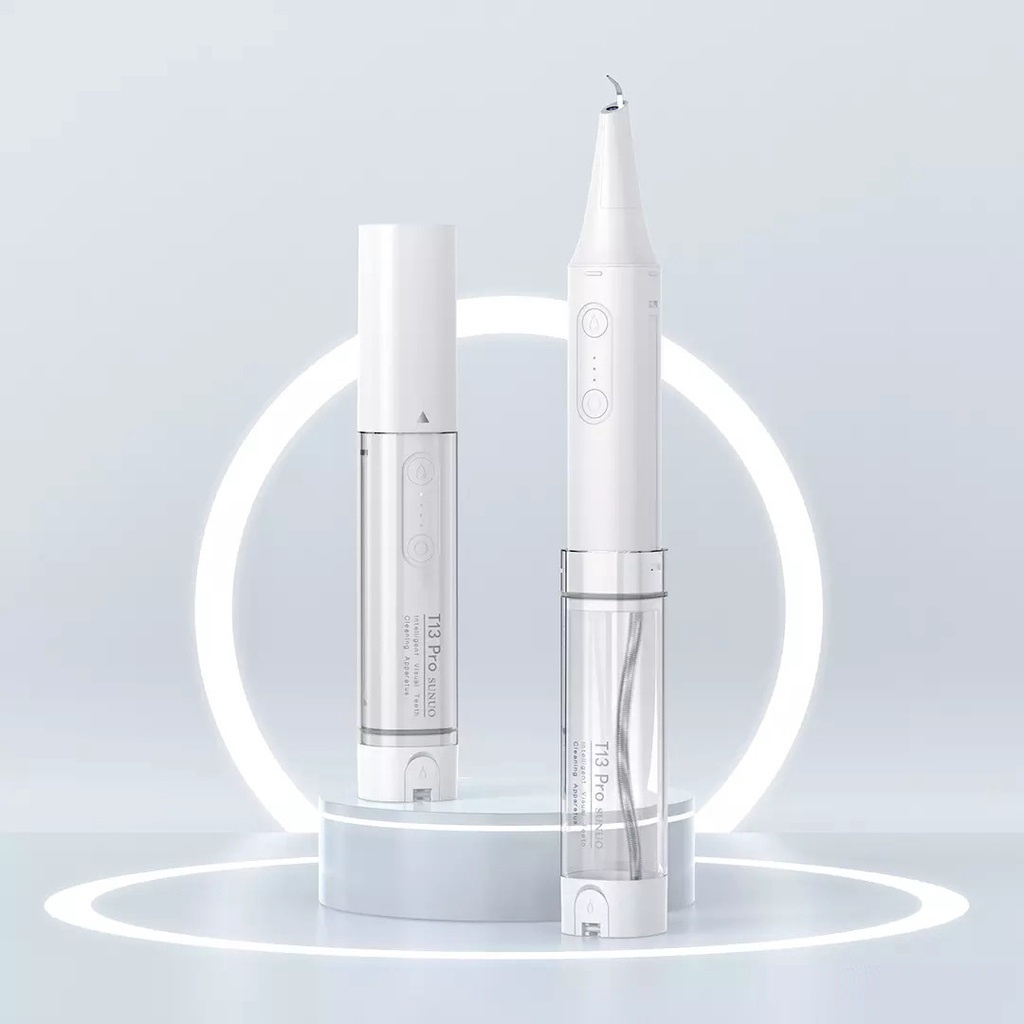 Máy lấy cao răng Xiaomi Sunuo T13 Pro, cạo vôi răng, đánh bay vết ố siêu trắng tại nhà, có camera nội sôi siêu nét