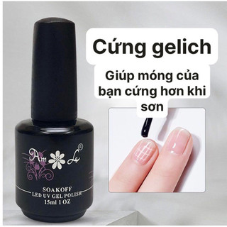 Bộ base,top,cứng móng,bonder gelish đen