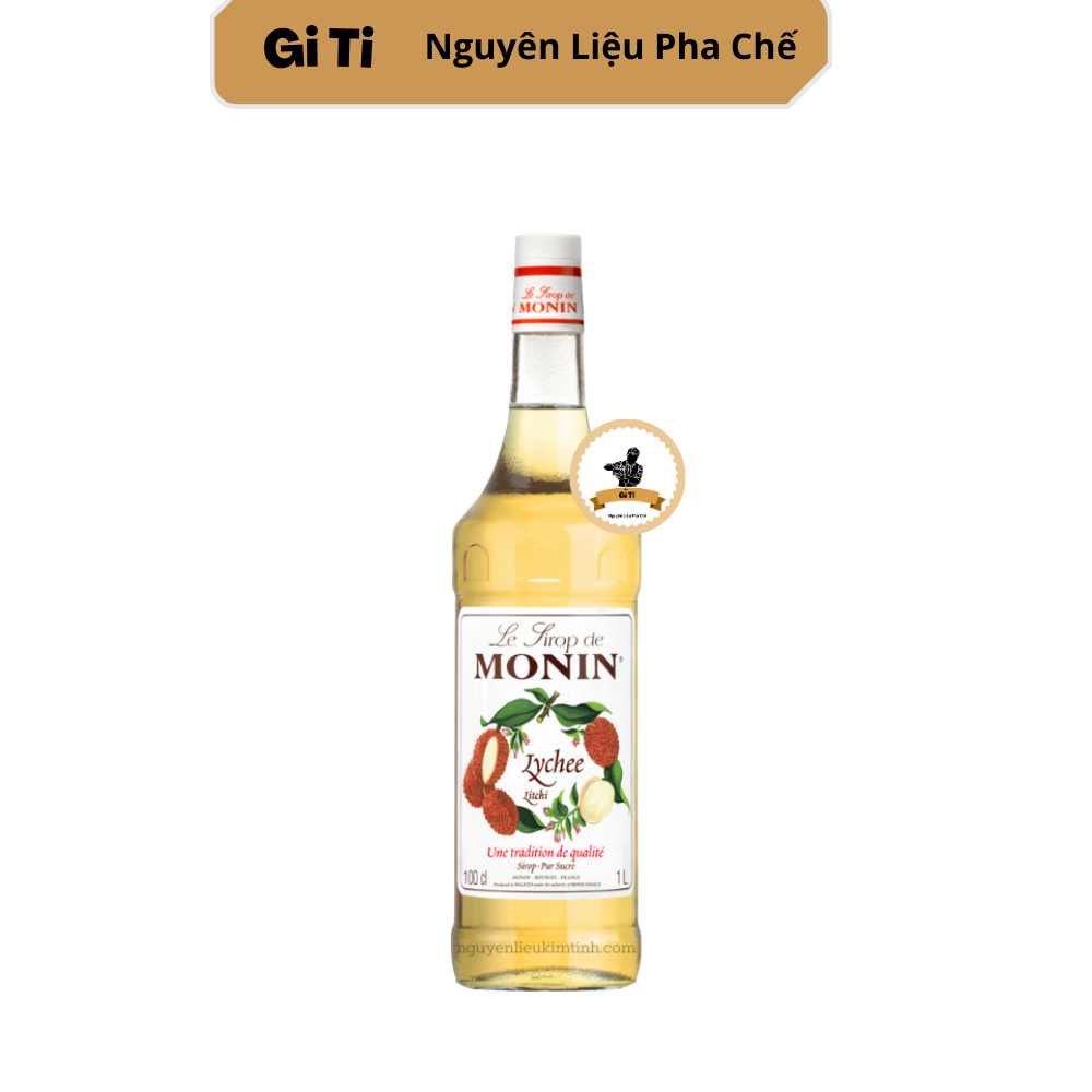 Siro/Syrup Vải Monin/Syrup Monin Lychee 1L