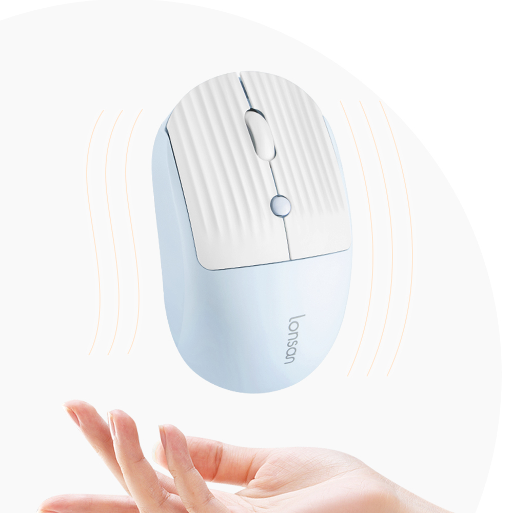 Chuột máy tính không dây LR210 nhỏ gọn Wireless 2.4GHz công tắc tiết kiệm pin bảo hành 1 năm Chuột không dây laptop