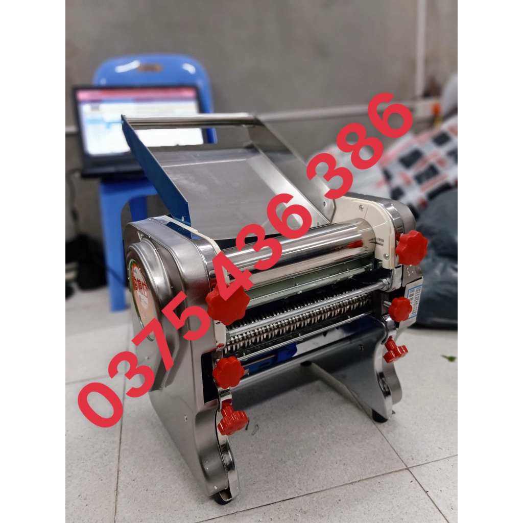 Máy cán bột cắt sợi mì, bún tươi, bánh canh chạy điện sợi 1.5mm-9mm FKM220