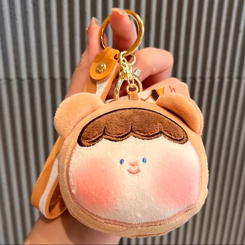 Móc Khoá Treo Balo Má Hồng So ciu Bò Sữa Kute