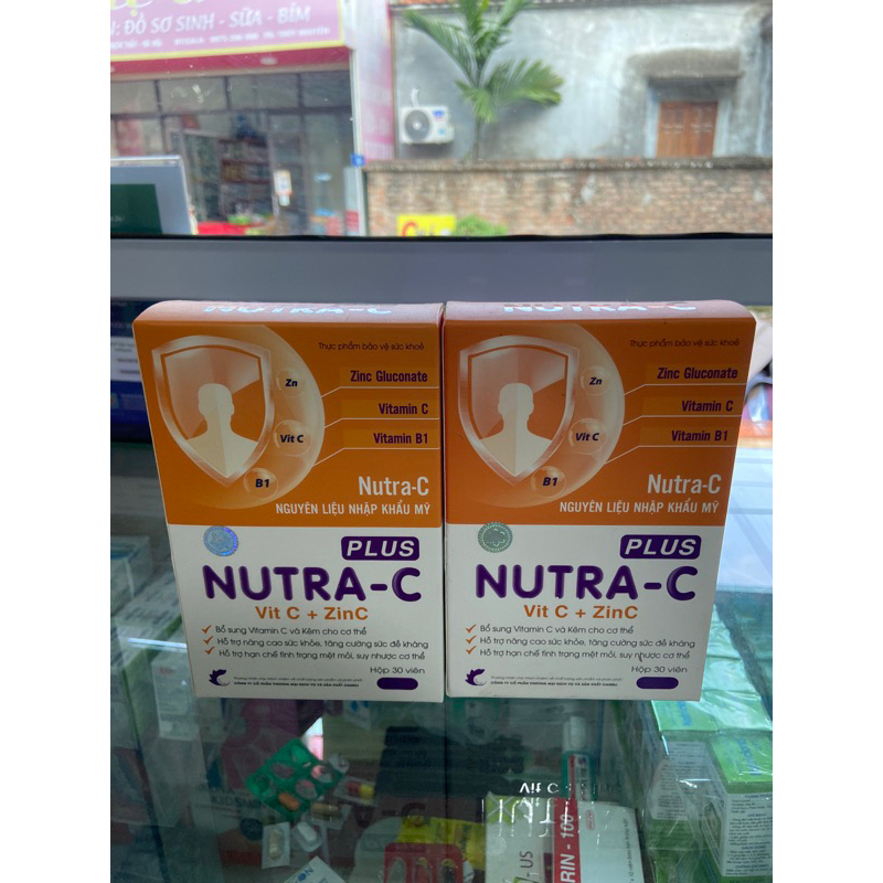 VIÊN UỐNG BỔ SUNG VITAMIN C VÀ KẼM NUTRA -C PLUS