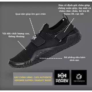  Giày Tập Gym Deadlift Hansu Power-Giày Powerlifting Giày Tập Gym Nam Nữ Giày Squat 