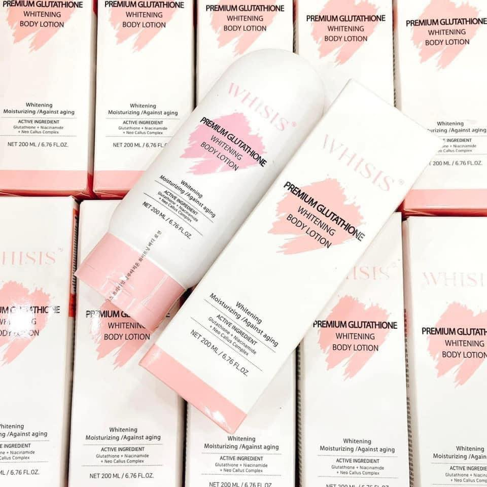 Kem Dưỡng Trắng Toàn Thân Whisis Premium Collagen Whitening Body Lotion - Ban Đêm - 200ml