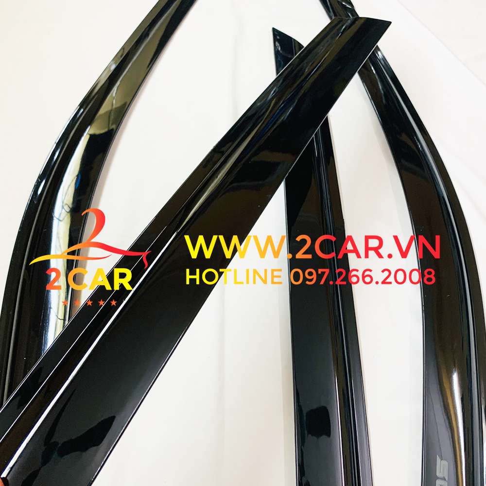 Vè che mưa xe Kia Sonet 2022, 2023 nhựa đen thái cao cấp, dày dặn, sáng bóng