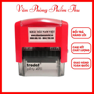 Khắc dấu tên theo yêu cầu hiệu trodat printy 4911 - dấu đã thanh toán - đã thu tiền - đã chi tiền...