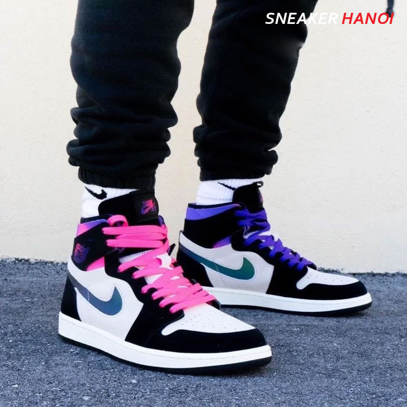 Giày Air Jordan 1 PSG cao cổ nam nữ, Giày thể thao jd1 CMFT PSG Paris Saint-Germain dễ phối đồ full box bill