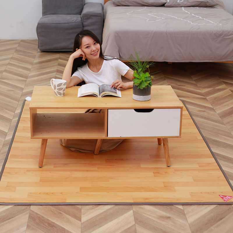 Bàn trà sofa cafe IGA bắc âu hiện đại thông minh chân gỗ sồi phòng khách- GP81